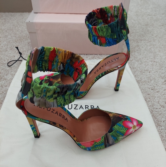 NWT Altuzarra Bird of Paradise Stiletto Pumps - Picture 3 of 11